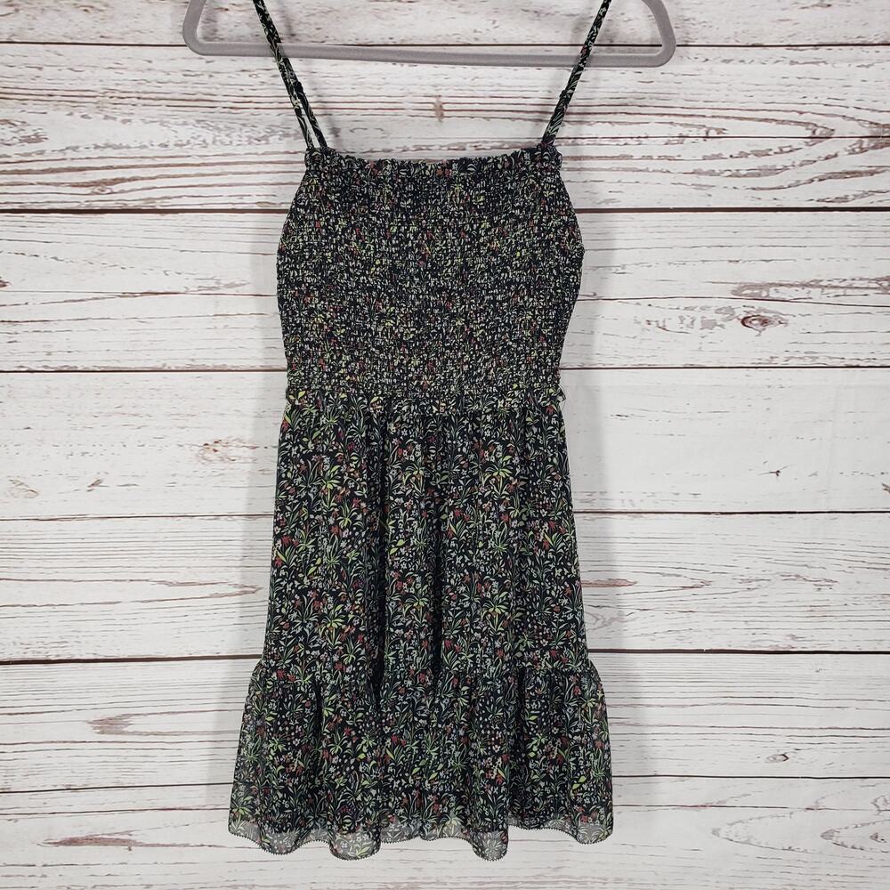 Aritzia Wilfred Women's Ditsy Floral Smocked Dress Size XS